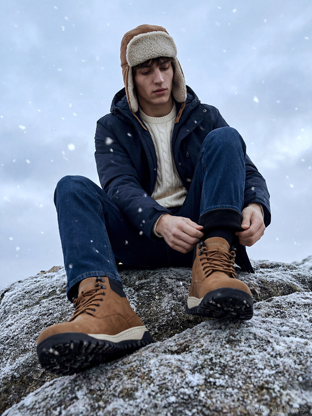 İndigo 779 Regular Fit İçi Polarlı Kışlık Erkek Jean Pantolon