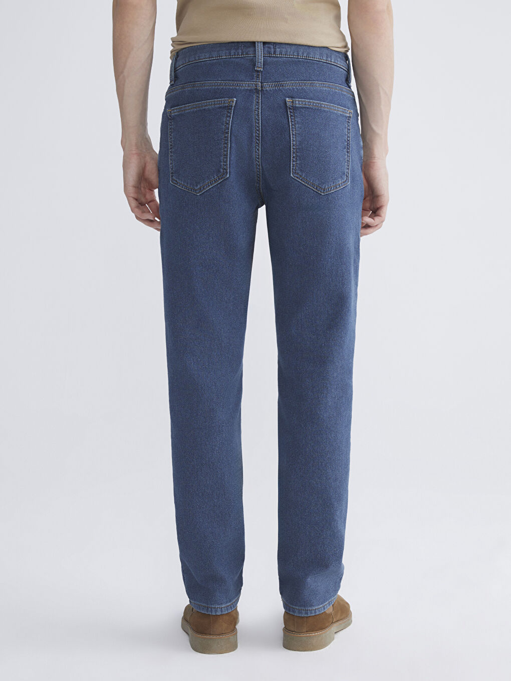 İndigo 779 Regular Fit İçi Polarlı Kışlık Erkek Jean Pantolon-3