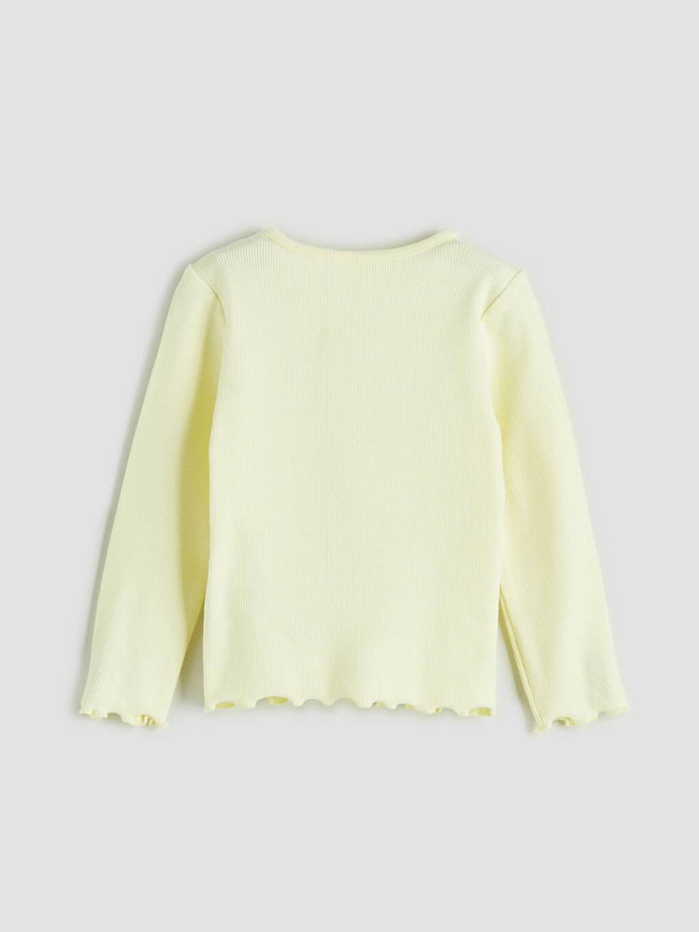 Crew Neck Basic Girls' T-Shirt-1