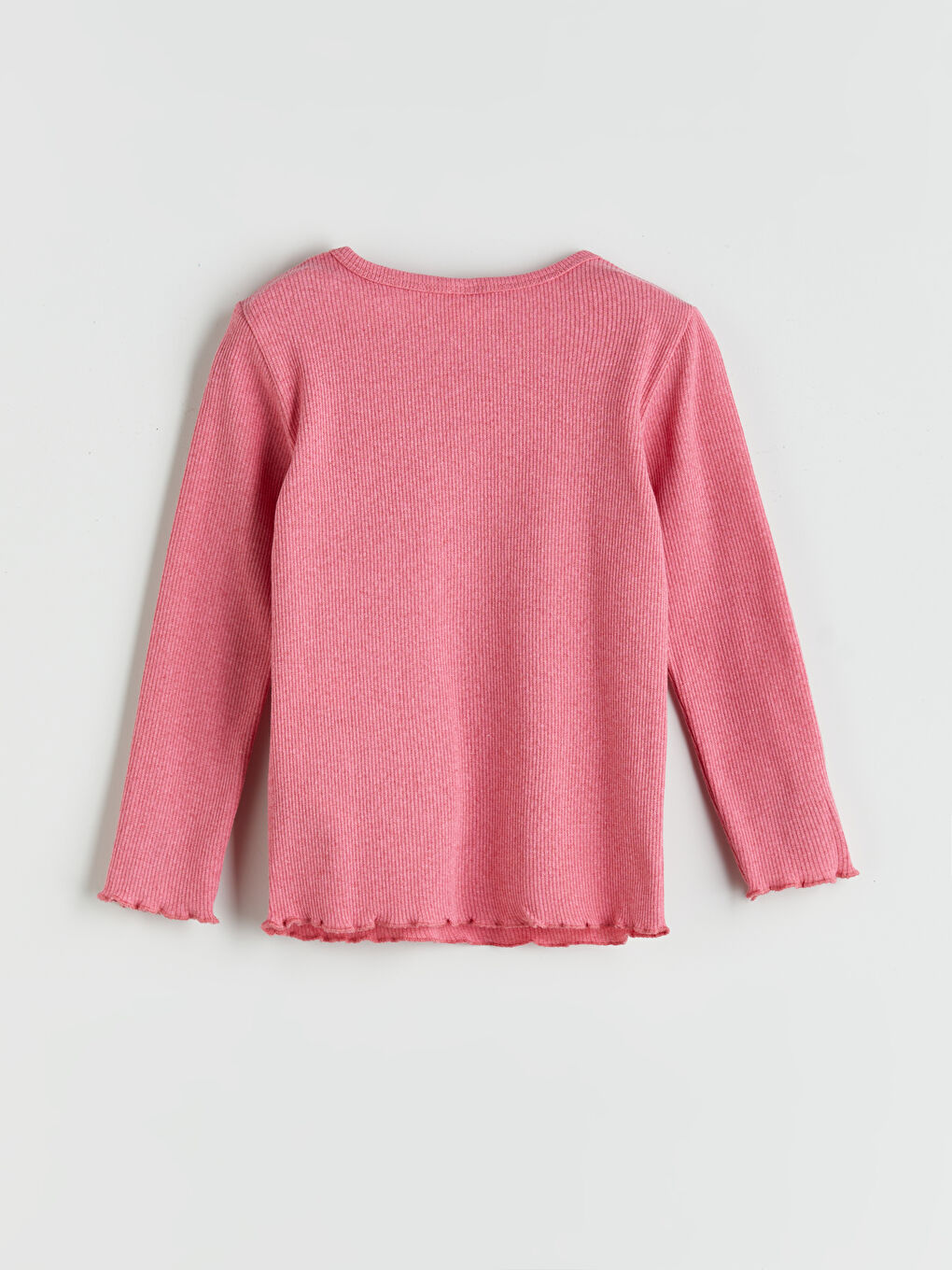 Pembe Bisiklet Yaka Kız Bebek Pijama Takımı-2