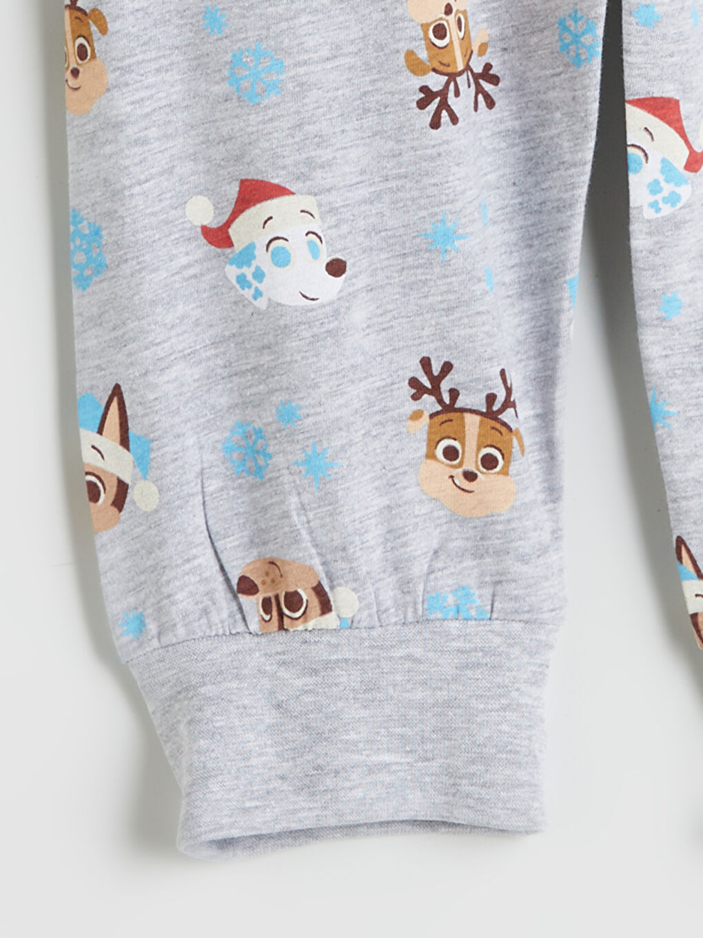 Crew Neck Paw Patrol Printed Boys' Pyjama Set-6