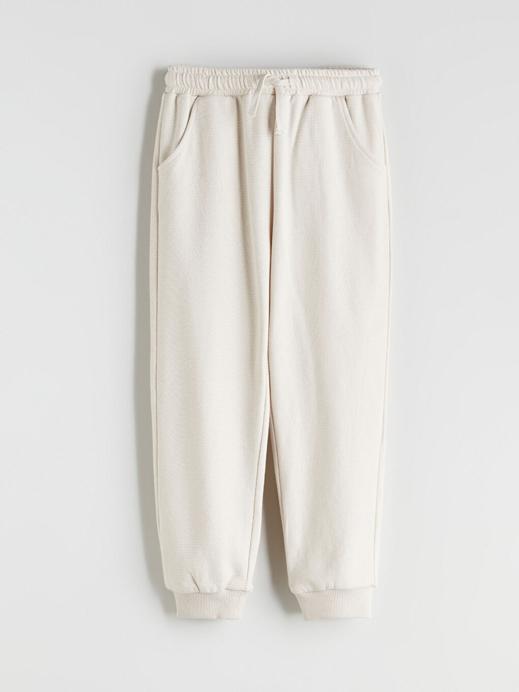 Gri Beli Lastikli Erkek Çocuk Jogger Eşofman Altı