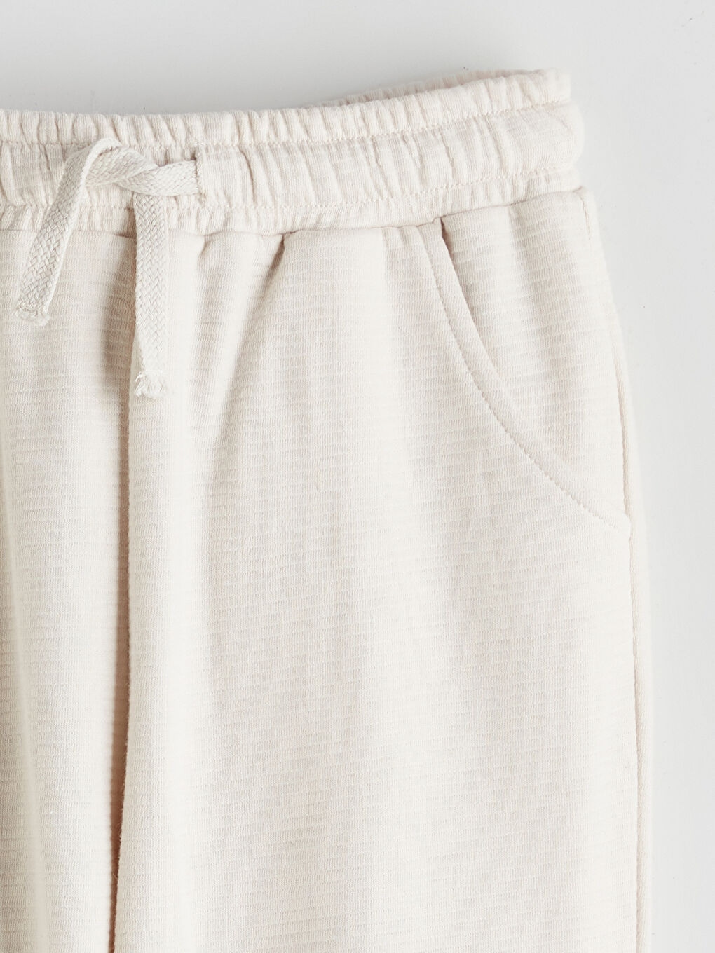 Gri Beli Lastikli Erkek Çocuk Jogger Eşofman Altı-2