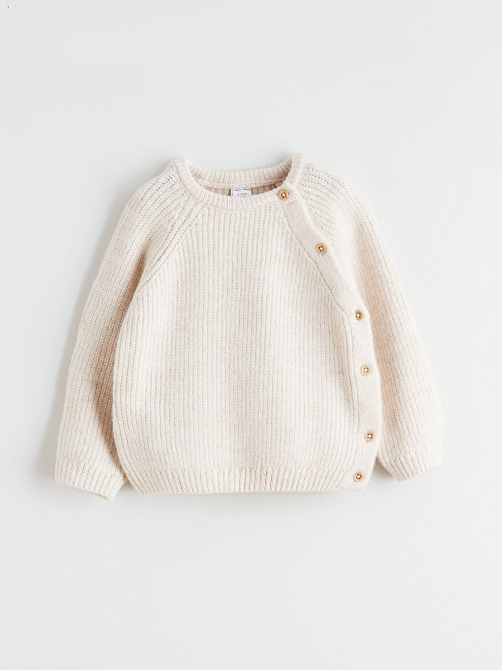 Ekru Erkek Bebek Hırka ve Pantolon-1