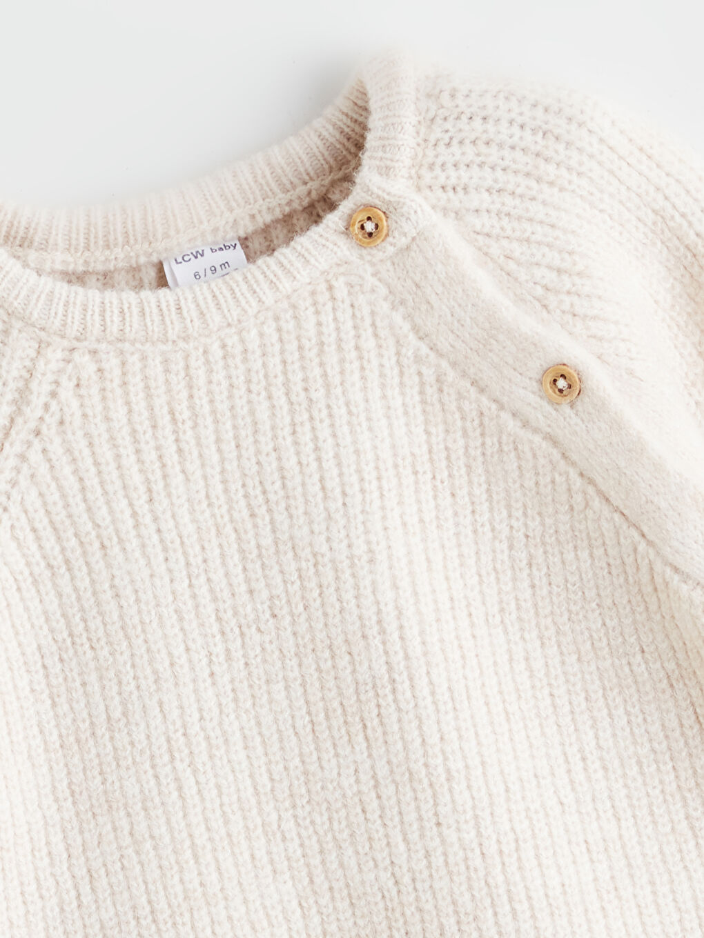 Ekru Erkek Bebek Hırka ve Pantolon-2