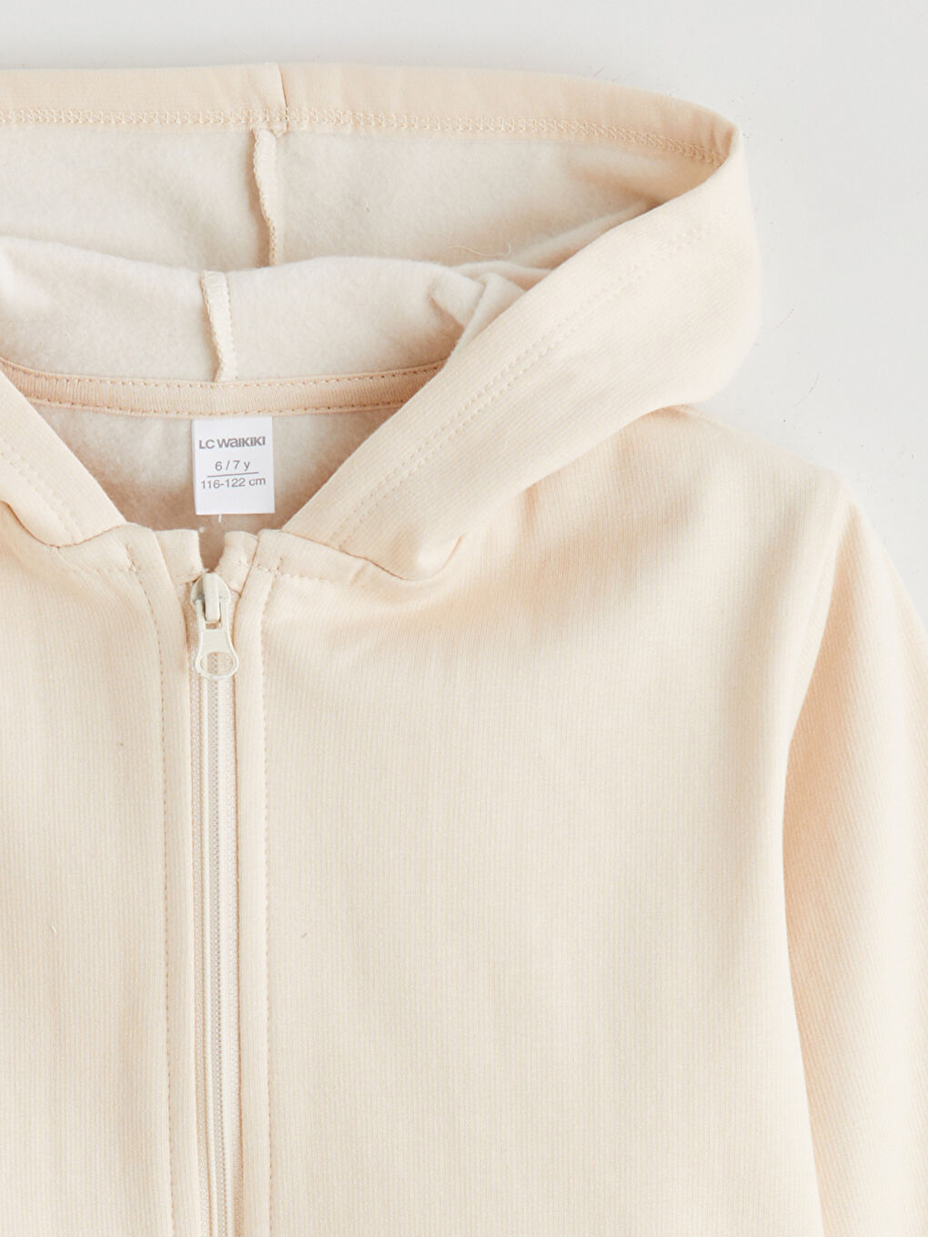 Hooded Girls' Zippered Sweatshirt-3