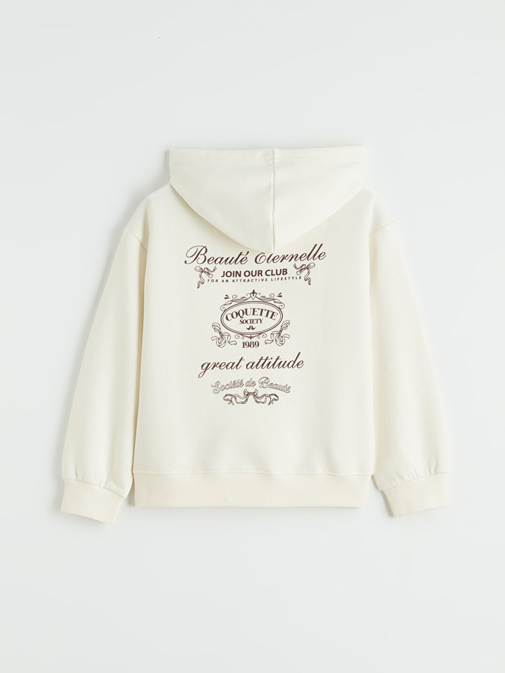 Girl ECRU Tracksuit Set-4