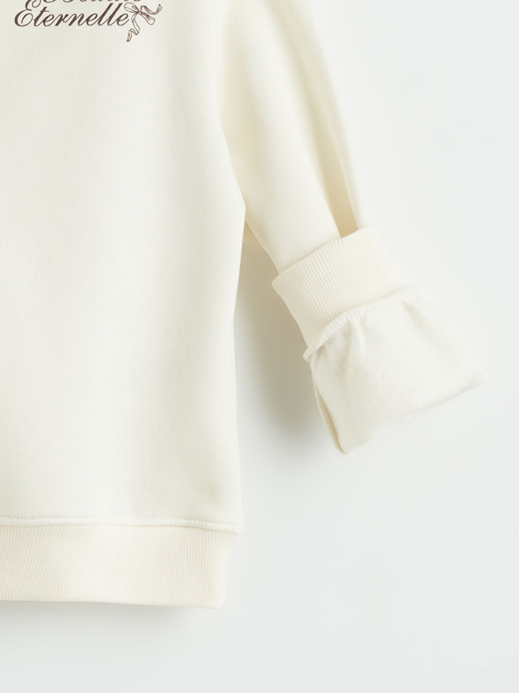 Girl ECRU Tracksuit Set-5