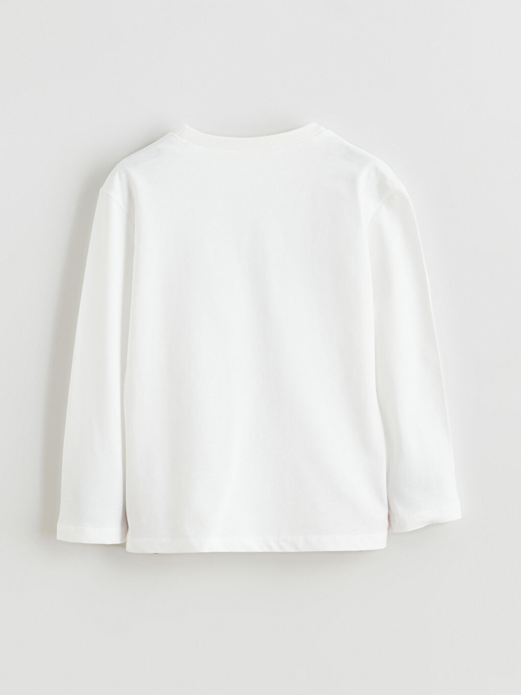 Ekru Bisiklet Yaka New York Baskılı Erkek Çocuk Tişört-1