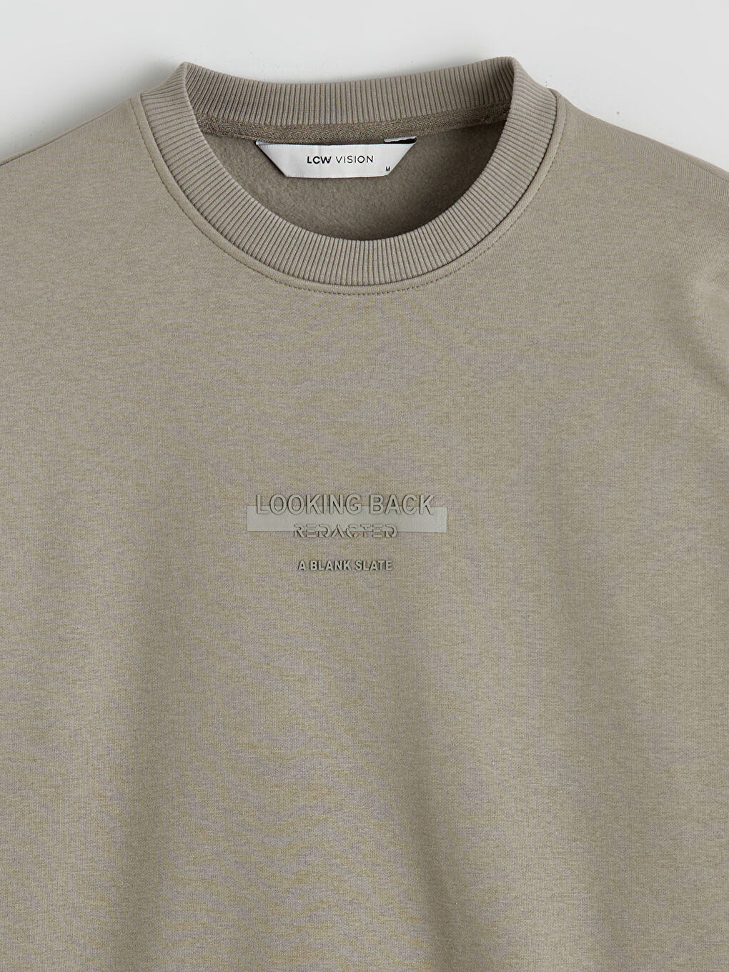 Ерлерге арналған қалың принтті дөңгелек жағалы свитшот-6