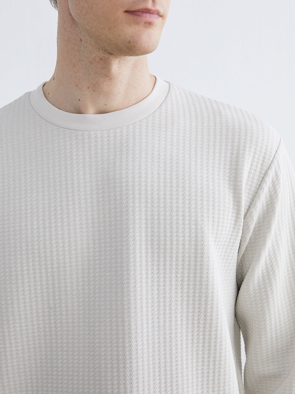 Дөңгелек жағалы ерлерге арналған свитшот-2