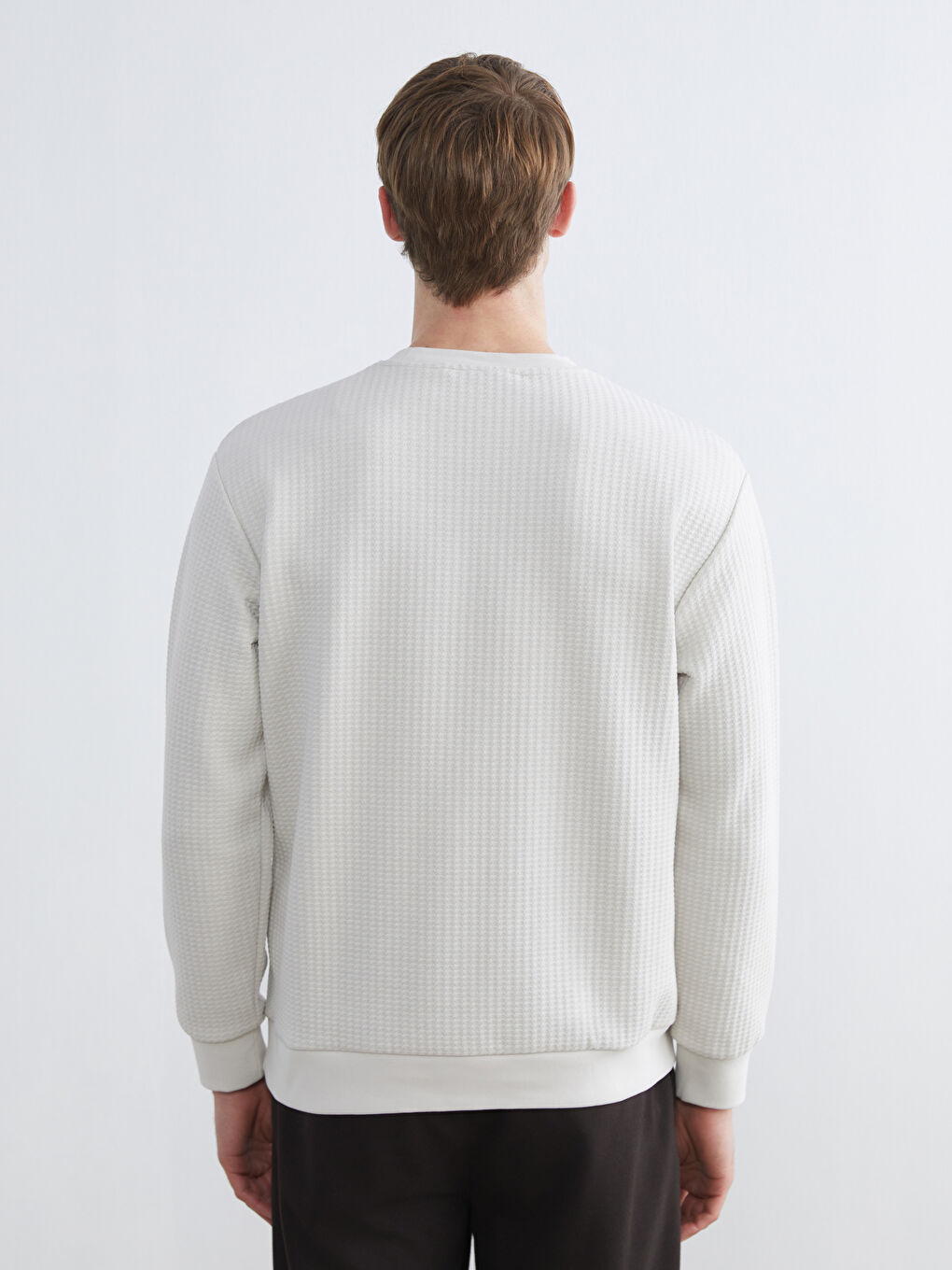 Дөңгелек жағалы ерлерге арналған свитшот-3