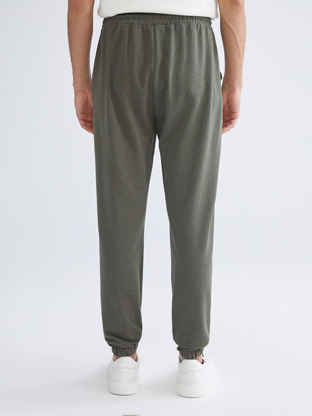 Haki Standart Kalıp Erkek Jogger Eşofman Altı-6