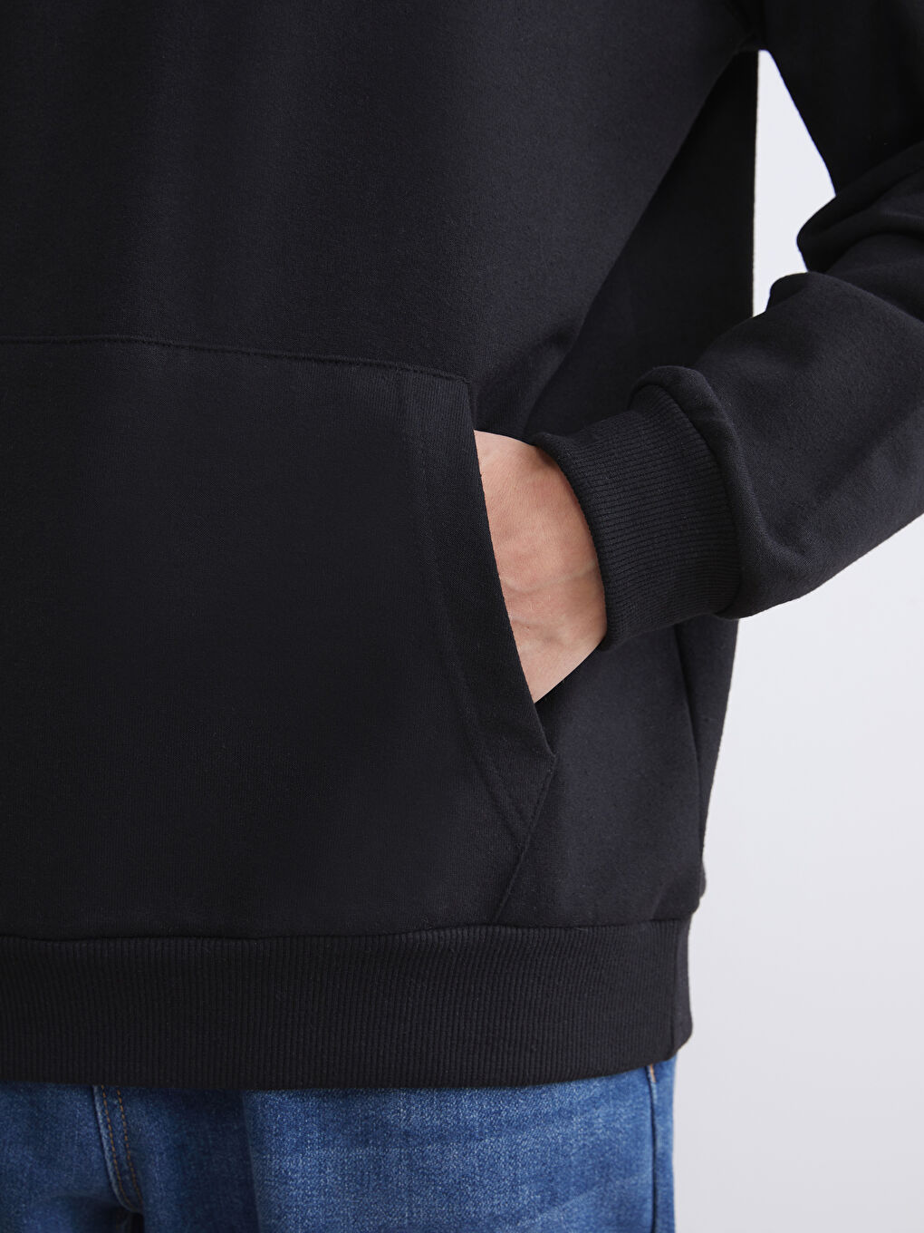 Мужское худи с длинным рукавом-3