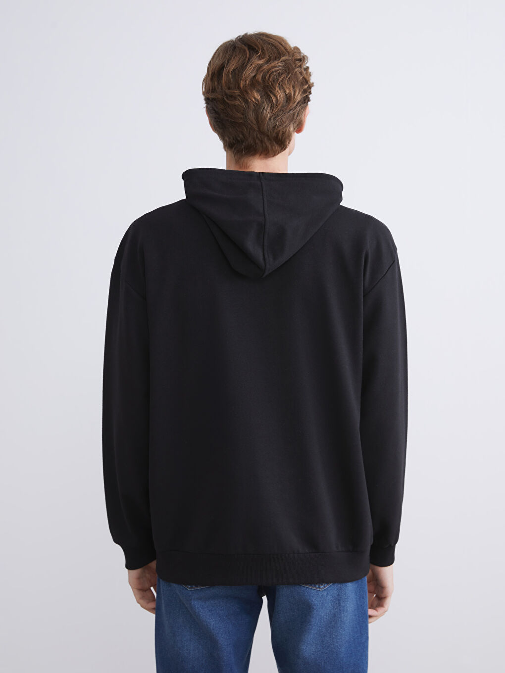 Мужское худи с длинным рукавом-4