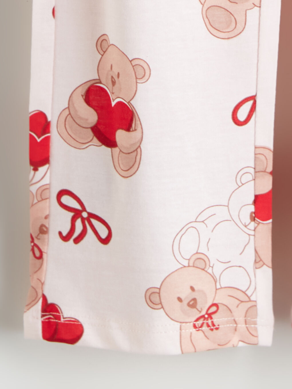 Collared Neck Girls' Pyjama Set-5