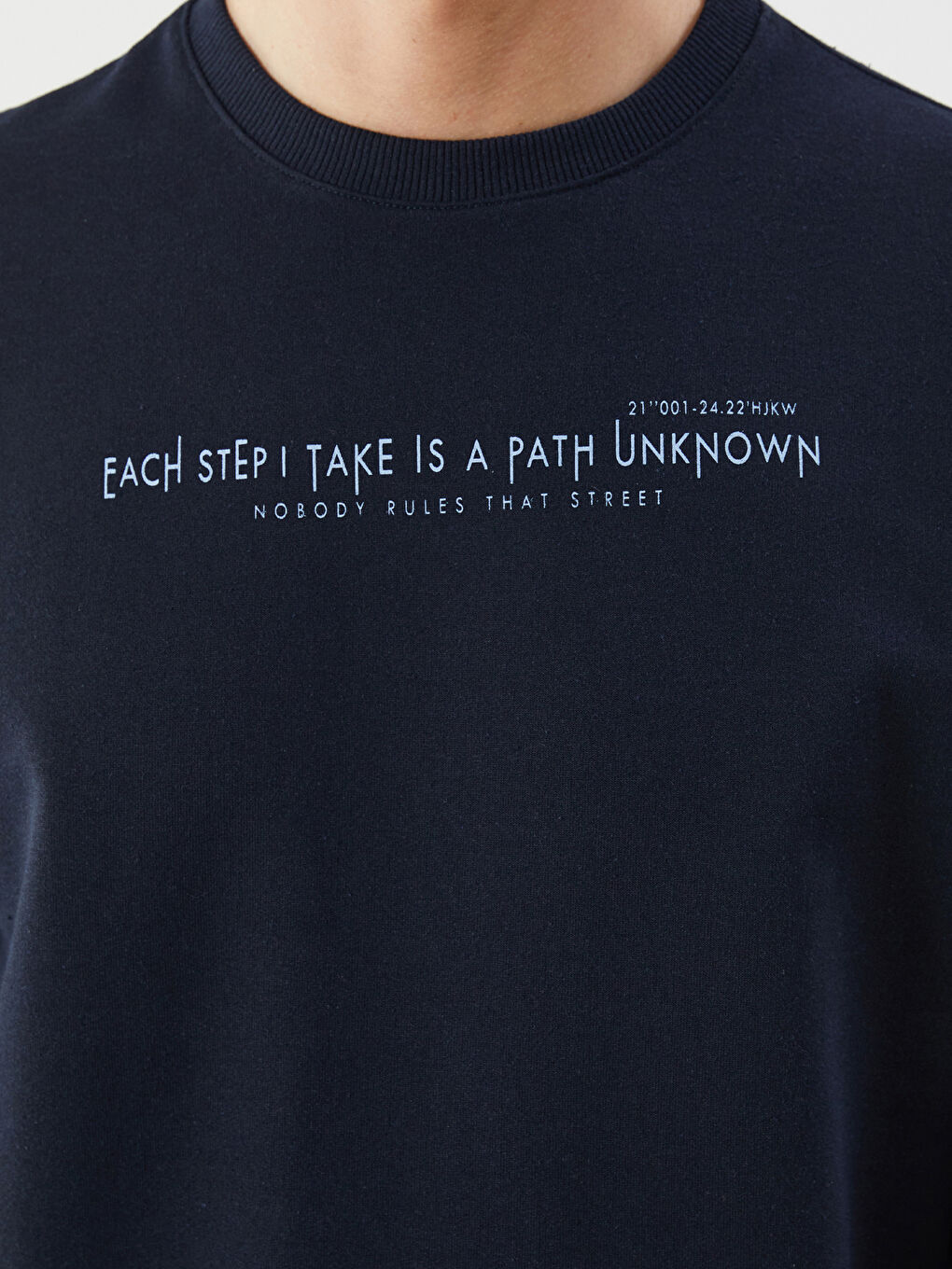 Crew Neck Printed Men's Sweatshirt-2