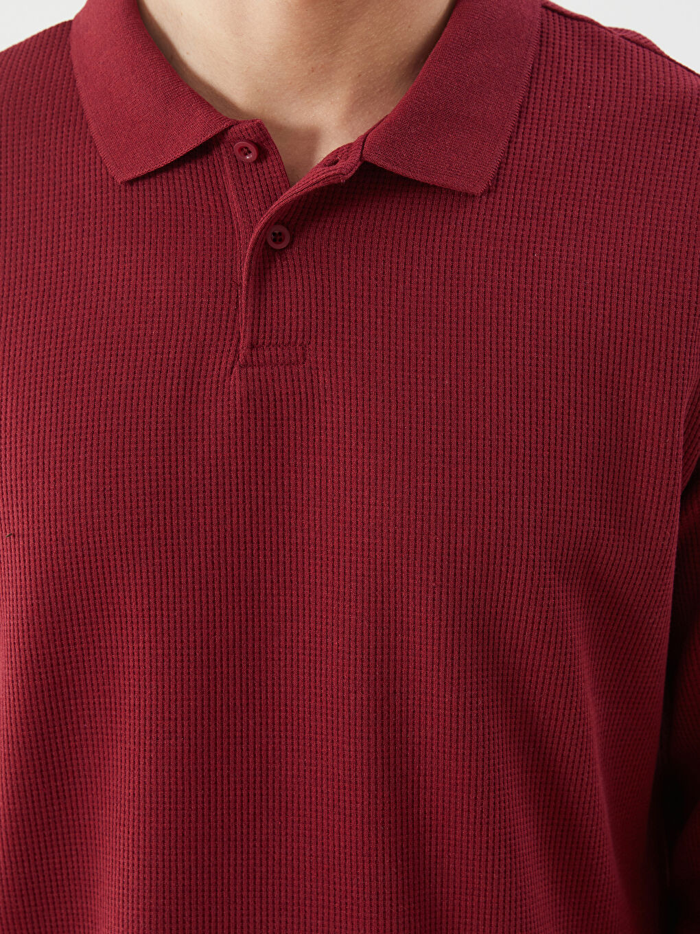 LCW ECO Polo Neck Long Sleeve Men's Sweatshirt -W5G577Z8-CWK