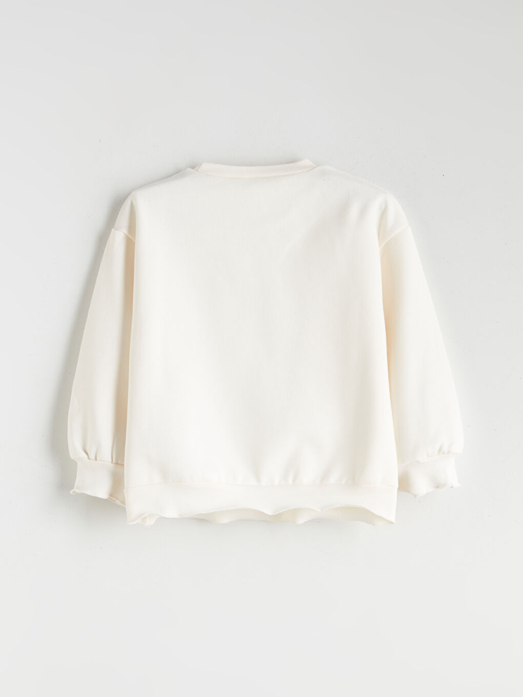 Crew Neck Bugs Bunny Printed Girls' Sweatshirt and Tights-3