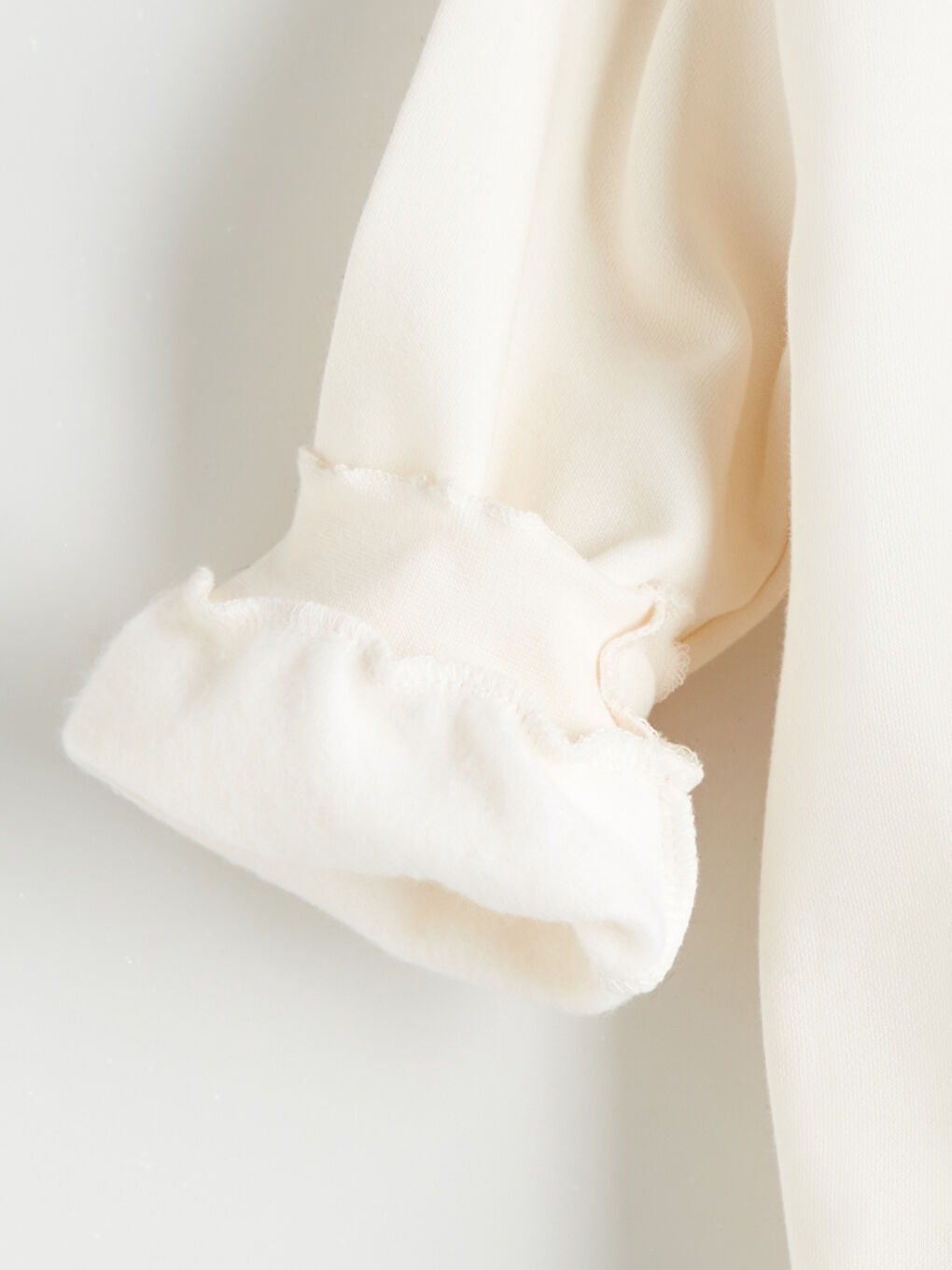 Crew Neck Bugs Bunny Printed Girls' Sweatshirt and Tights-5