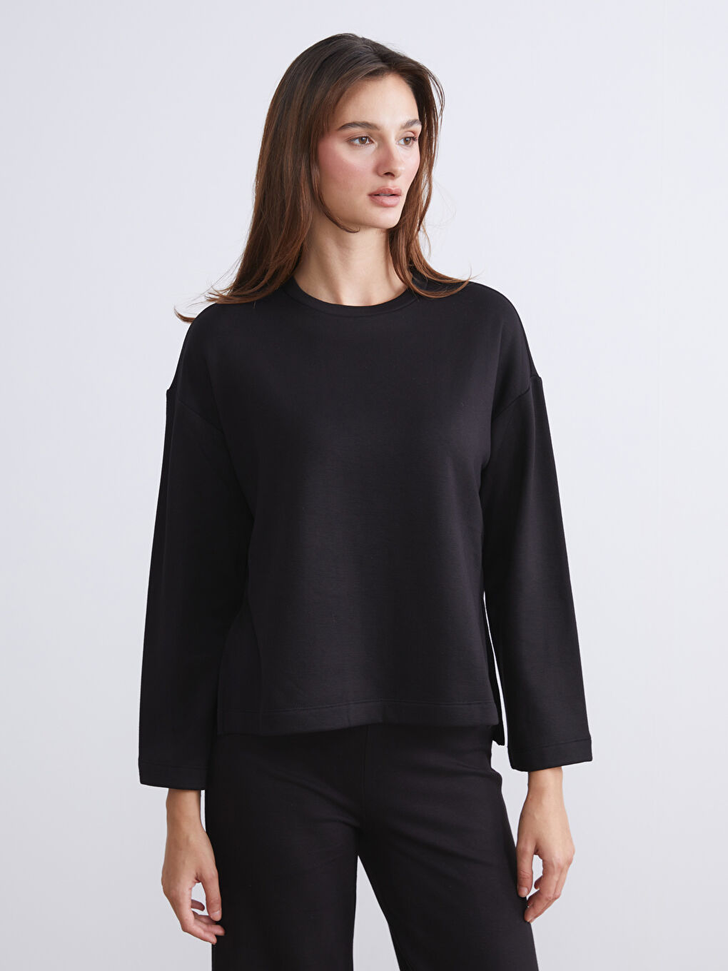 Crew Neck Oversize Women's Sweatshirt