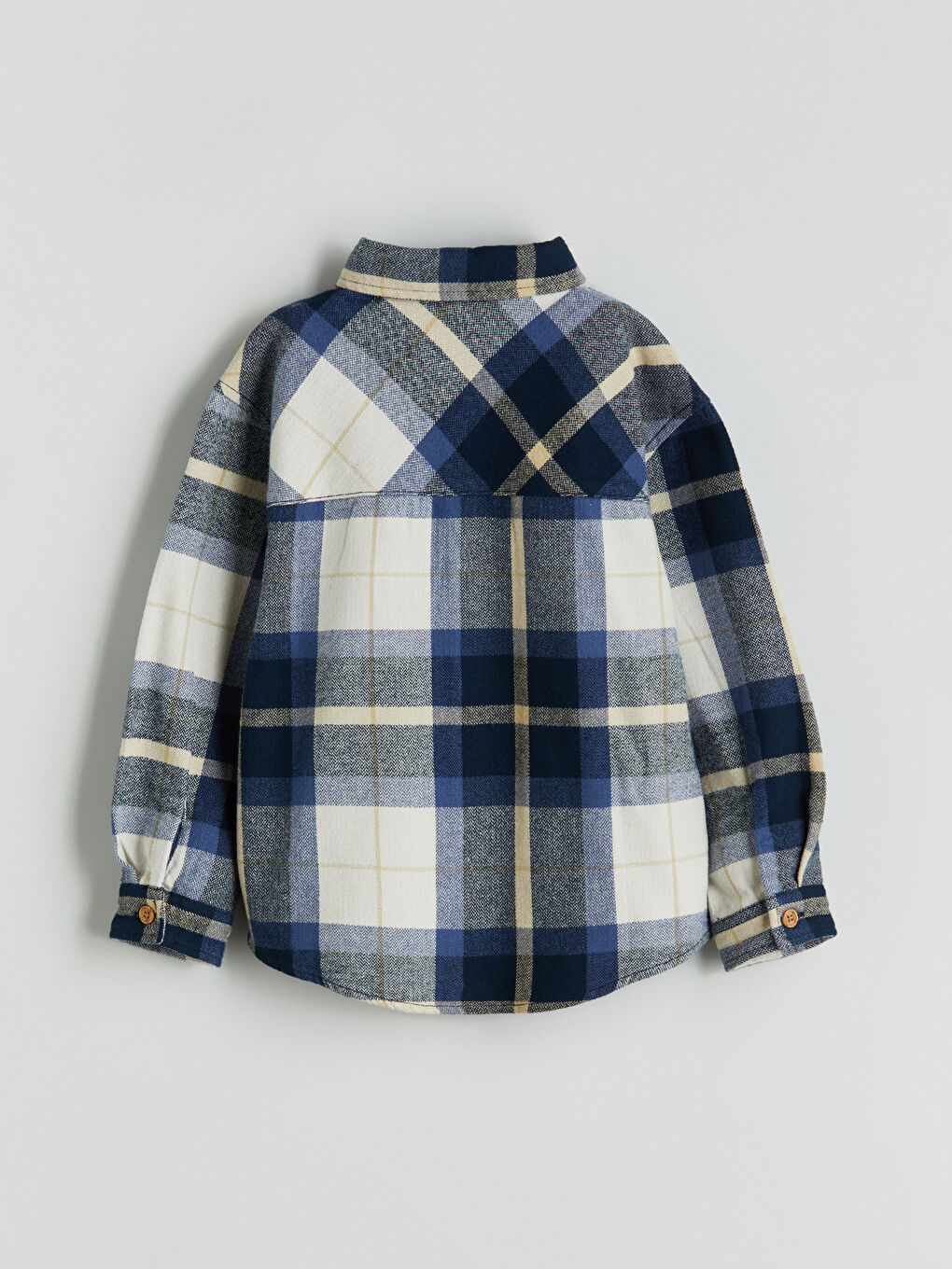 قميص أولاد كم طويل كارو-2