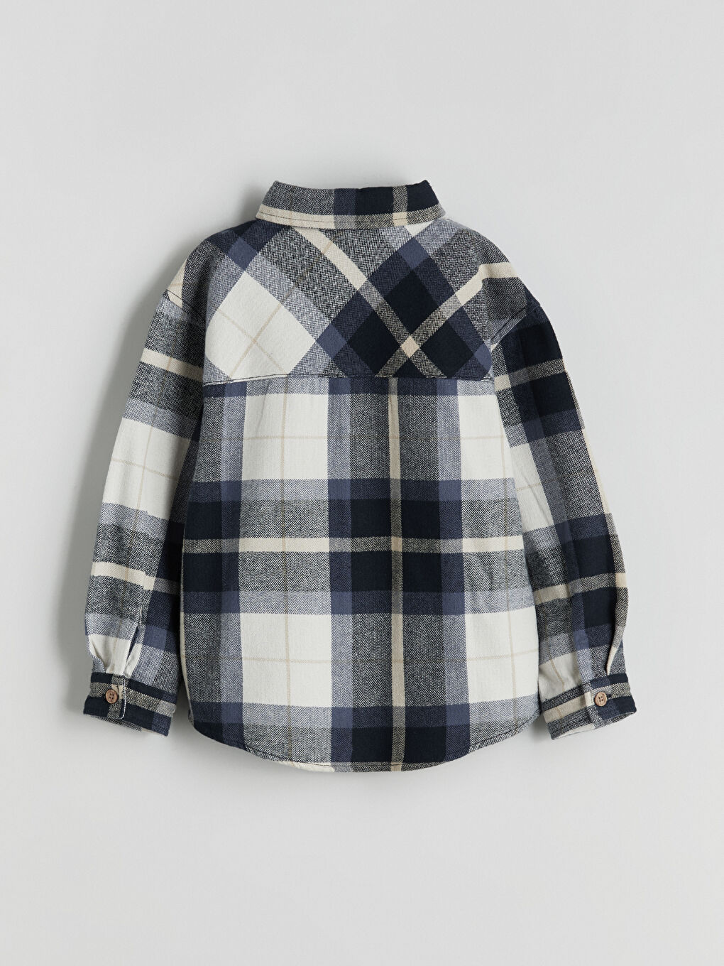 Uzun Kollu Ekose Erkek Çocuk Gömlek-2