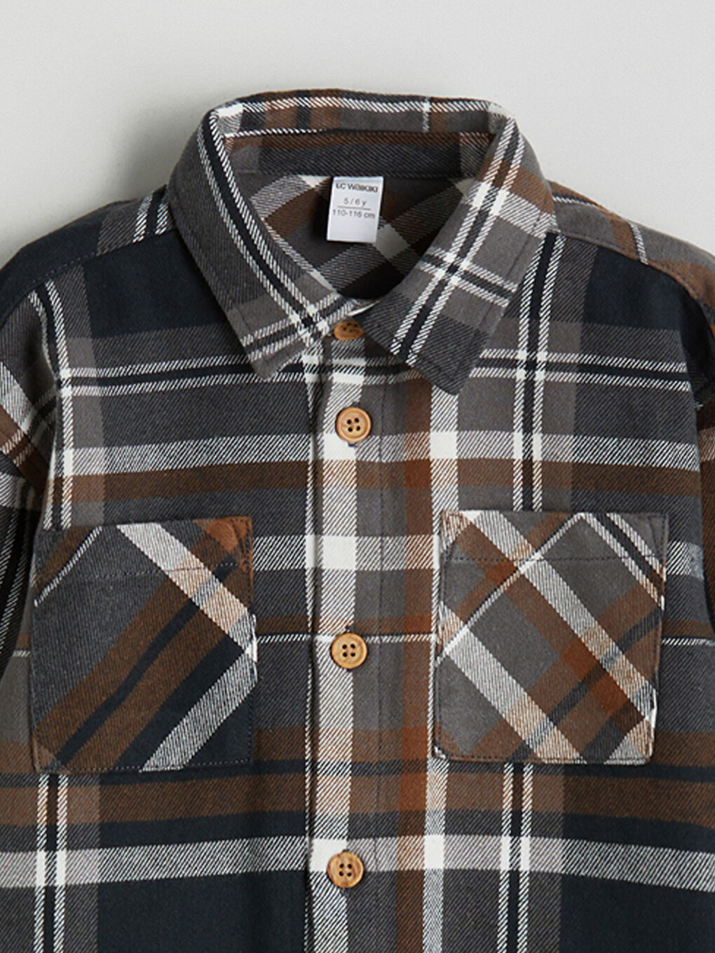 Baby Boy ANTHRACITE Shirt-1