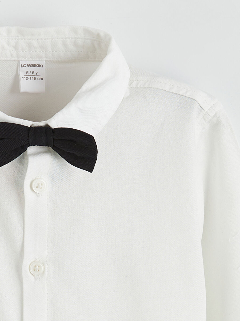 Basic Bow Tie Boys' Shirt-1
