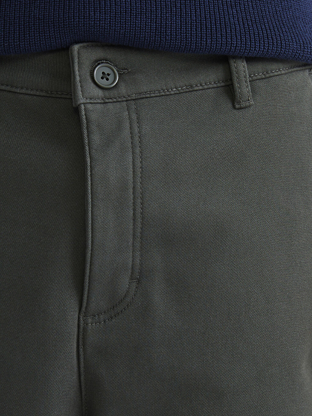 Yeşil Standart Kalıp Erkek Pantolon-2