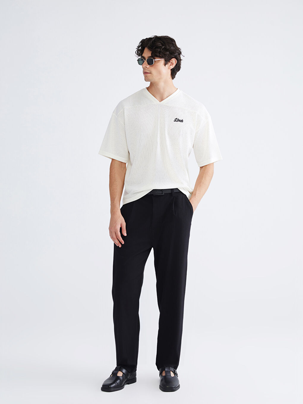 Мужские брюки свободного кроя