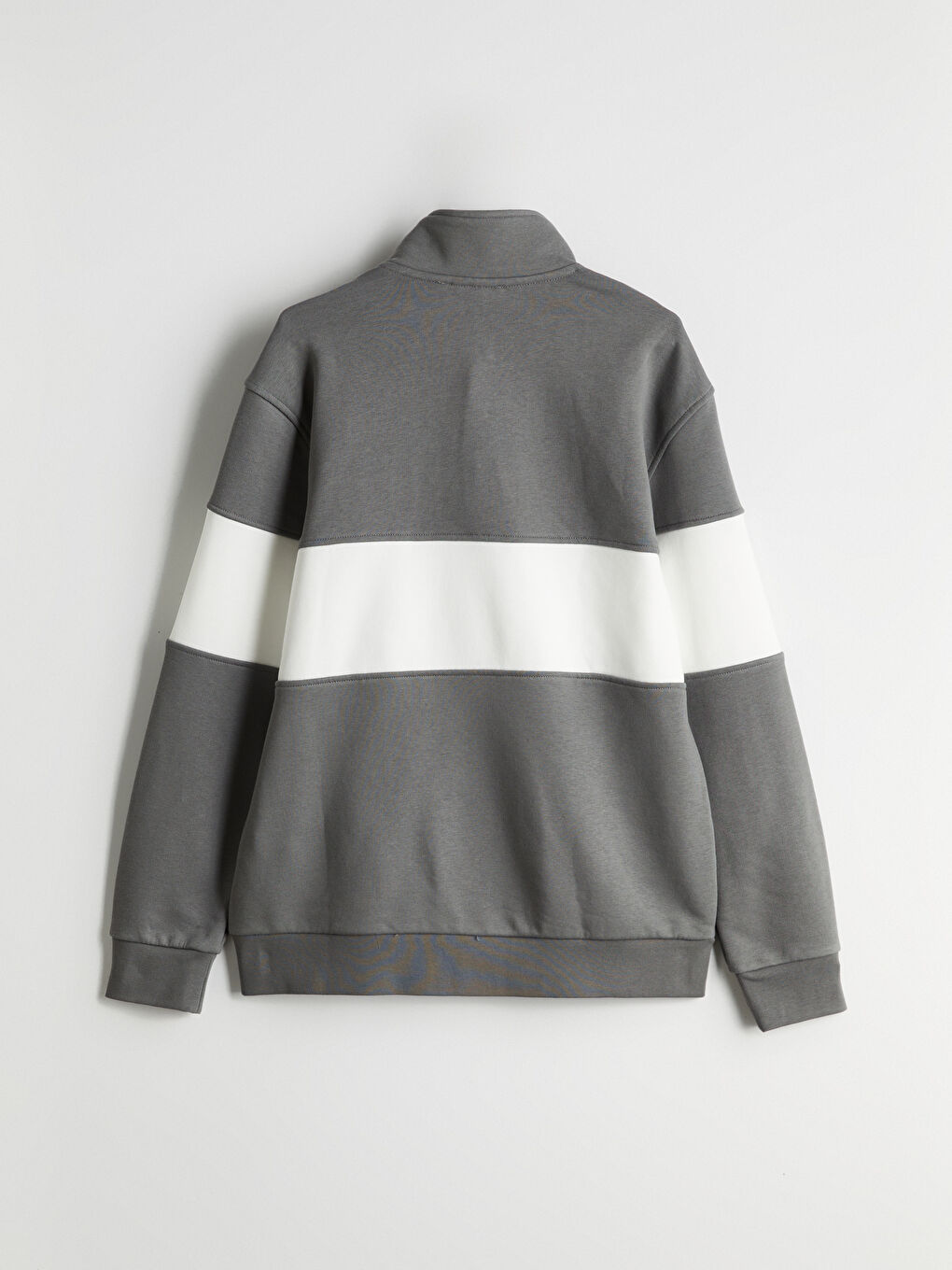 سويت شيرت ياقة قمع للرجال-6