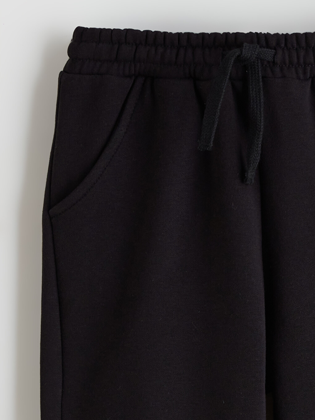 Siyah Beli Lastikli Erkek Çocuk Jogger Eşofman Altı-2