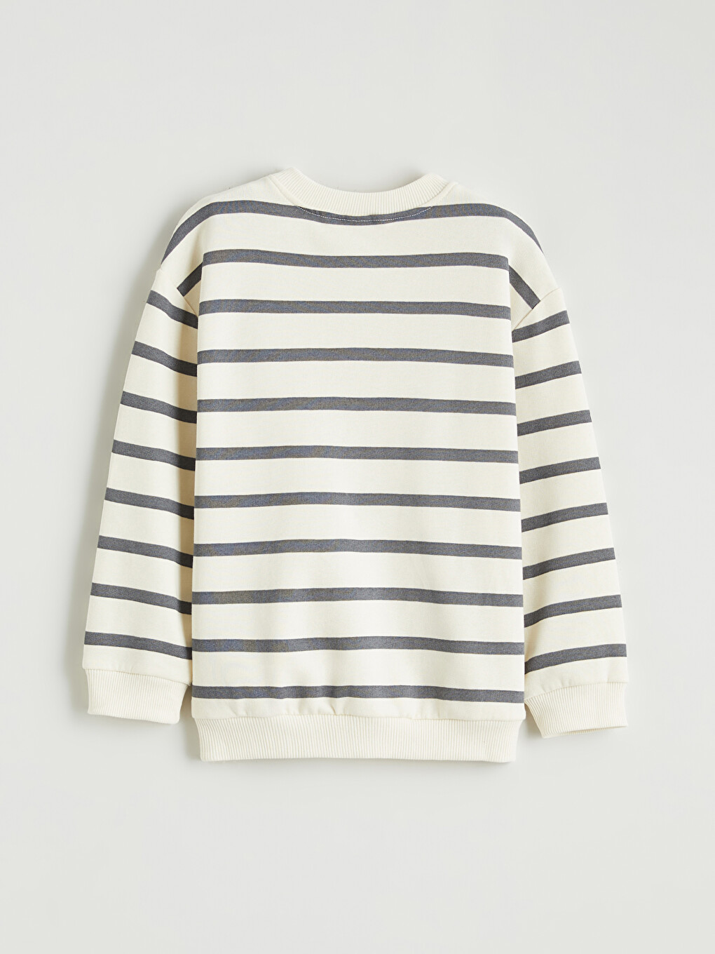 Bej Teddy Baskılı Erkek Çocuk Kalın Sweatshirt-2