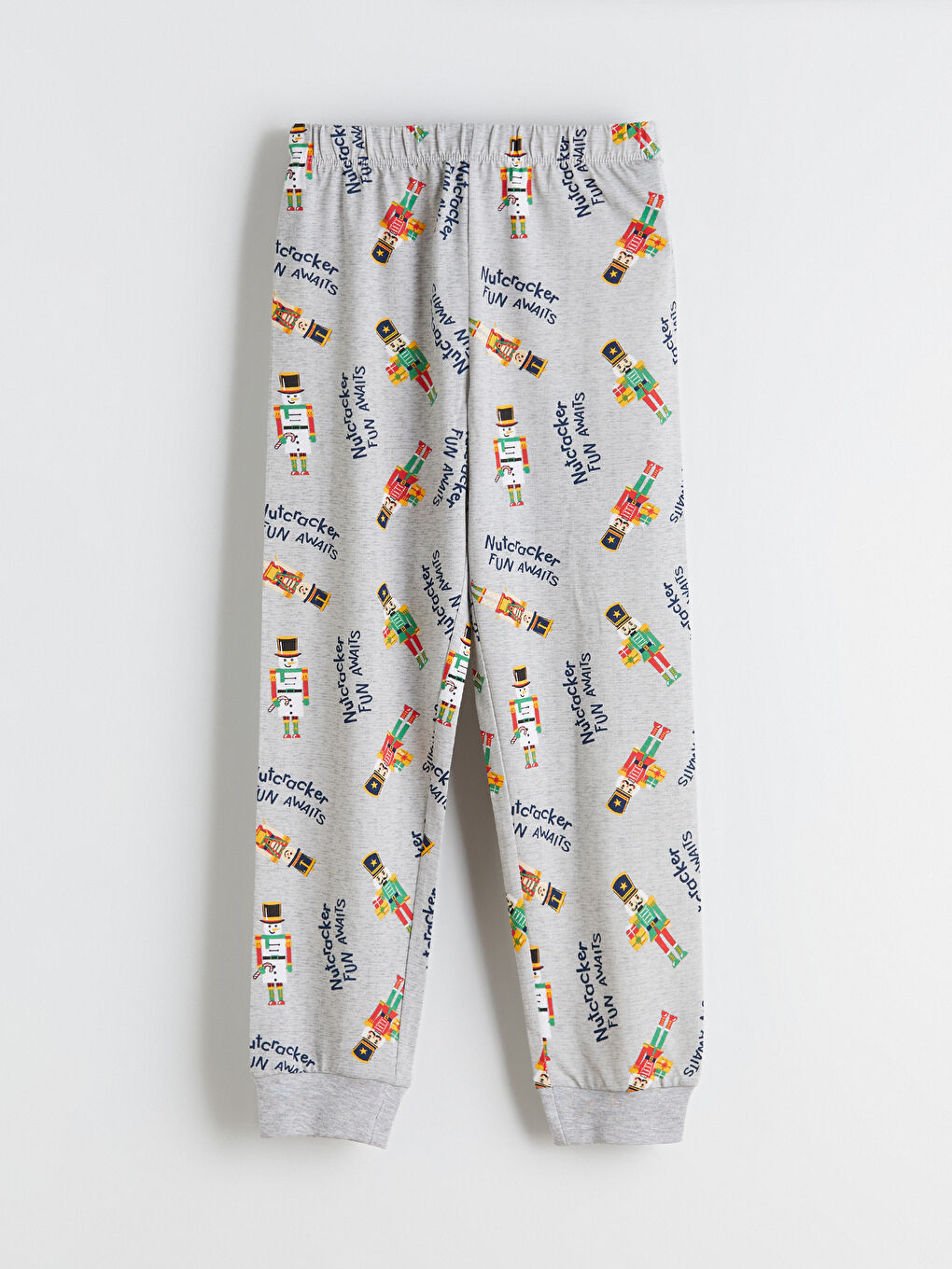 Gri Beli Lastikli Erkek Çocuk Pijama Alt