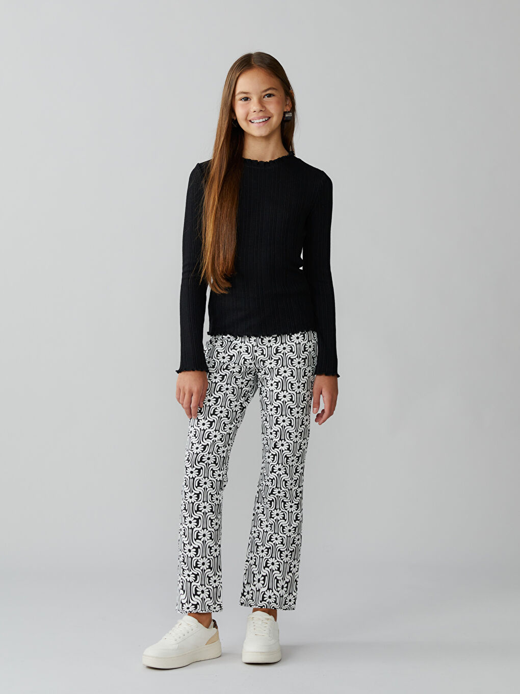 Floral Flare Girls' Leggings 2 Pack