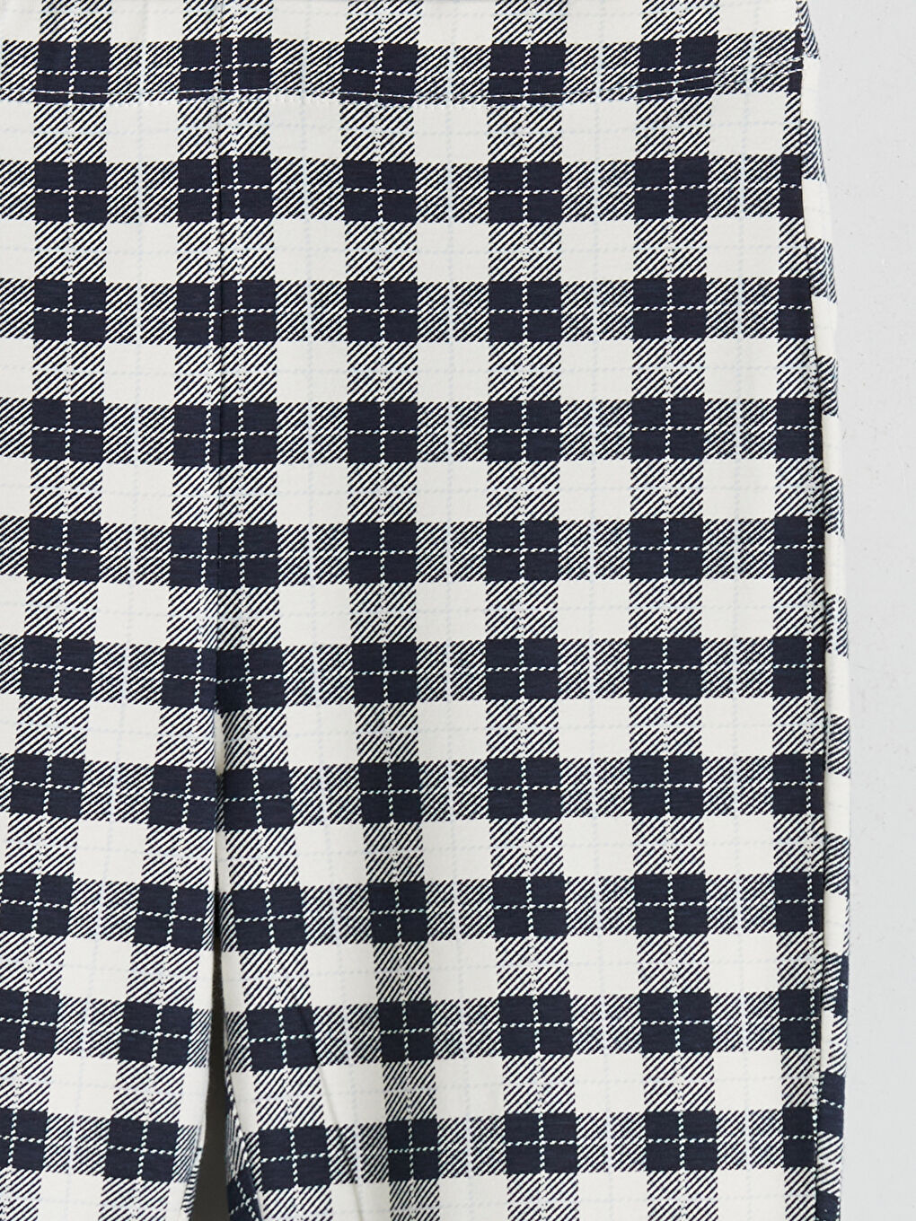 Elasticated Waist Plaid Girls' Leggings-2