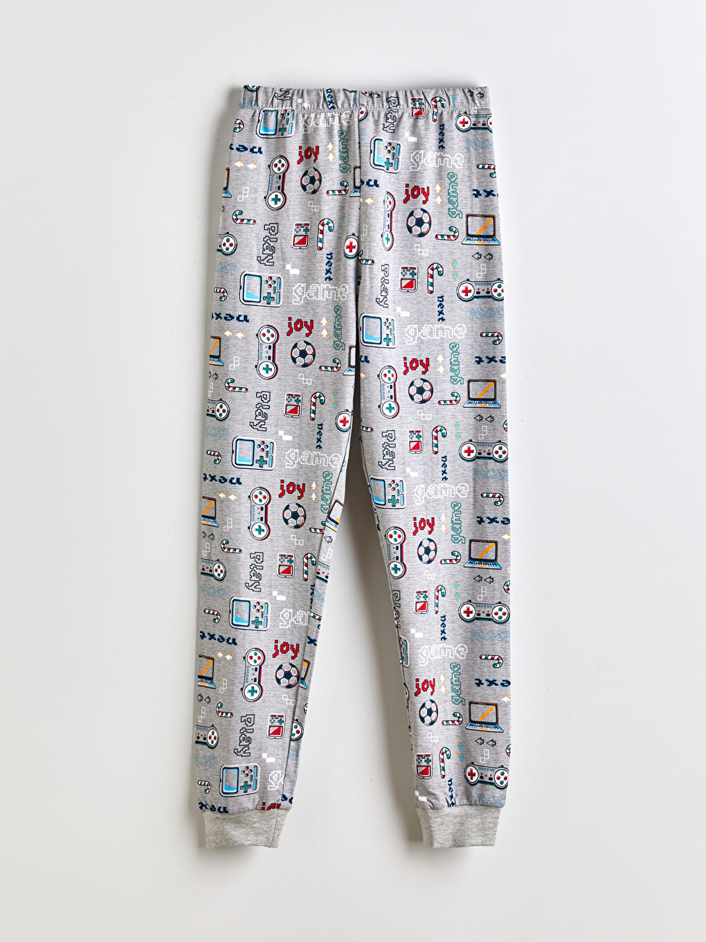 Crew Neck Boys' Pyjama Set-3