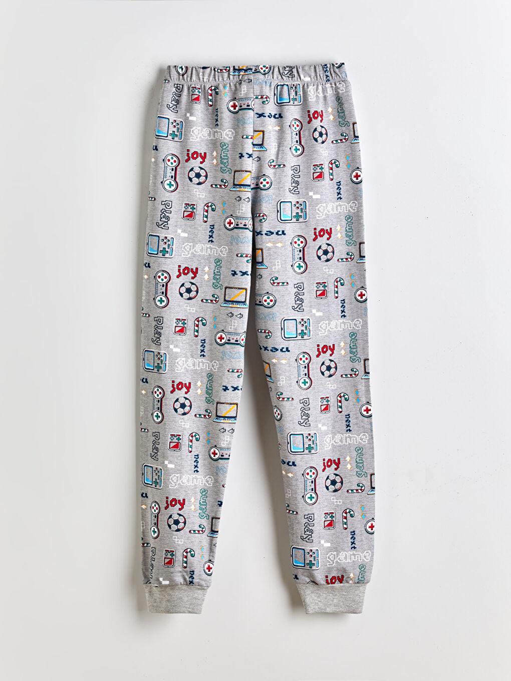 Crew Neck Boys' Pyjama Set-4