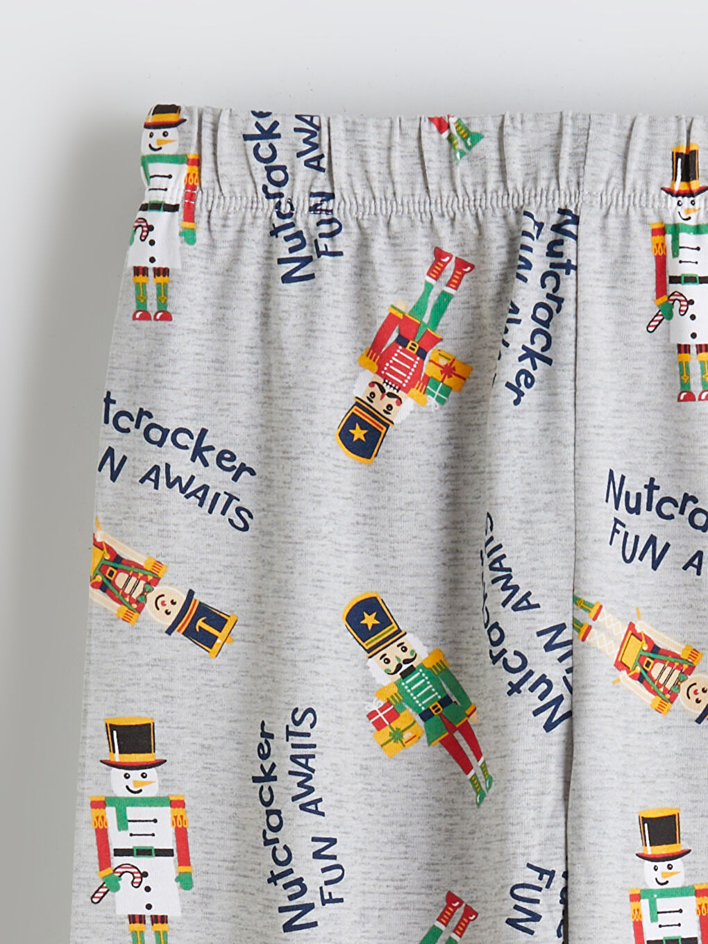 Crew Neck Printed Boys' Pyjama Set-5