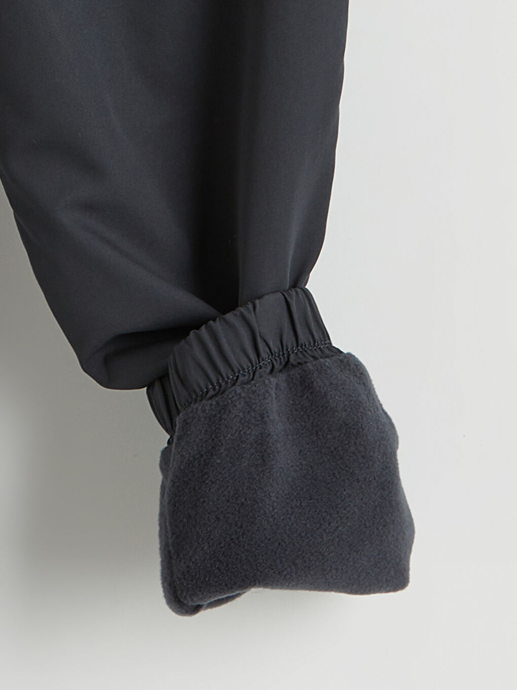 Antrasit Beli Lastikli Polar Astarlı Erkek Çocuk Pantolon-2