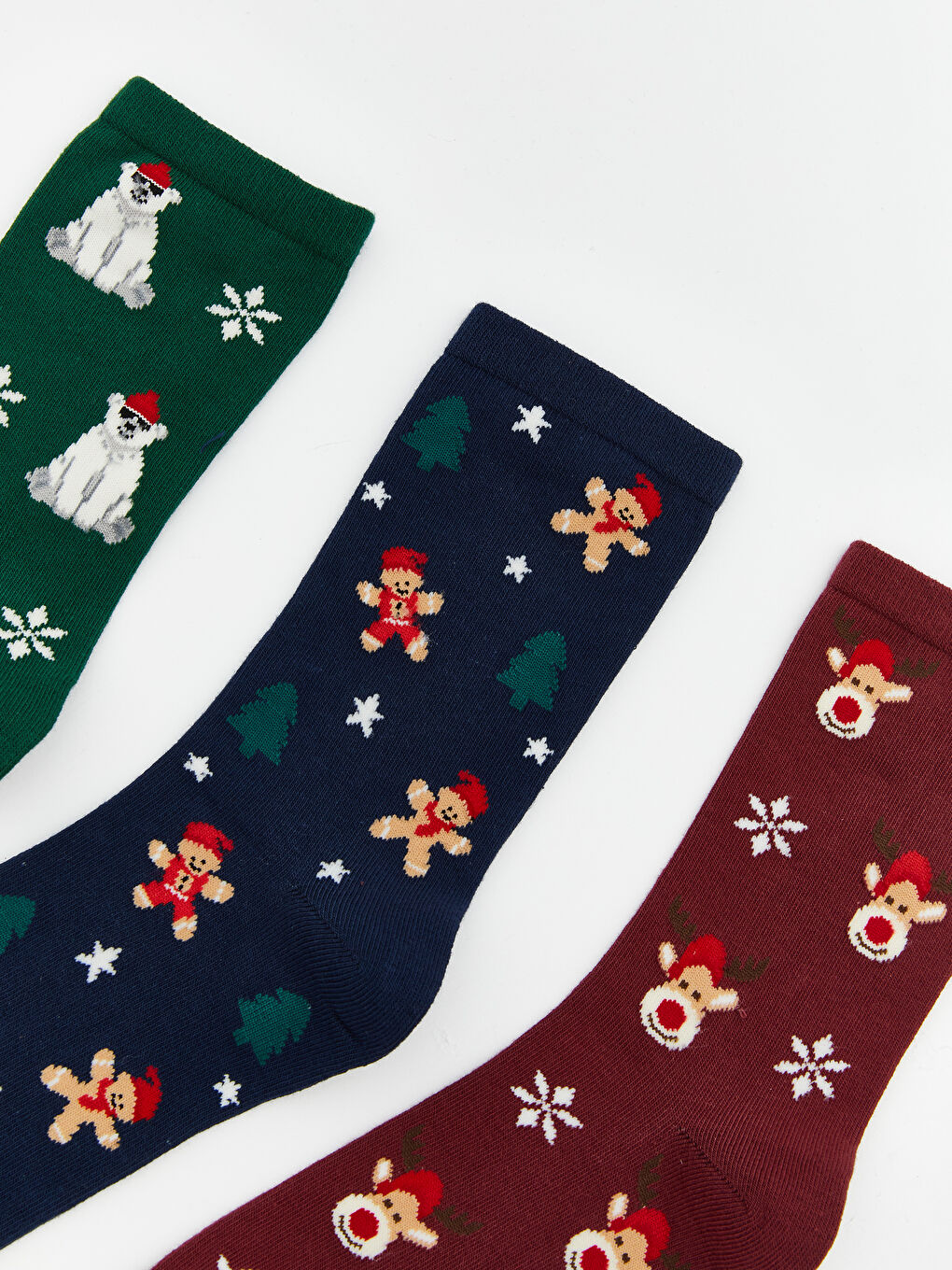 Žena ZELENA Čarape do gležnja-2