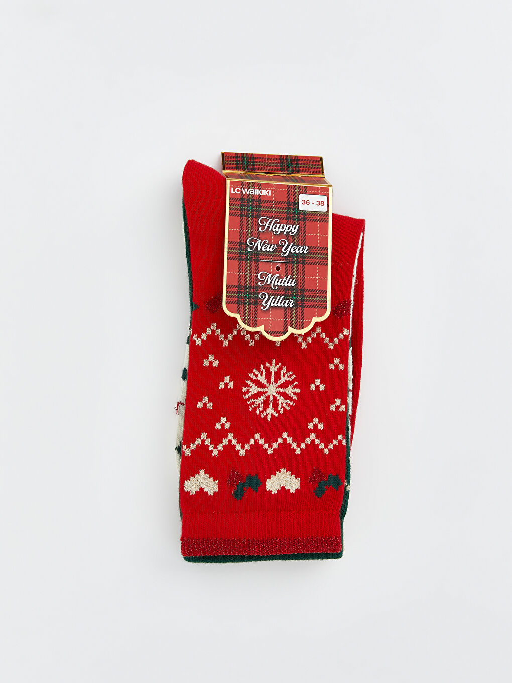 Christmas Themed Women's Ankle Socks 3-Pack-1