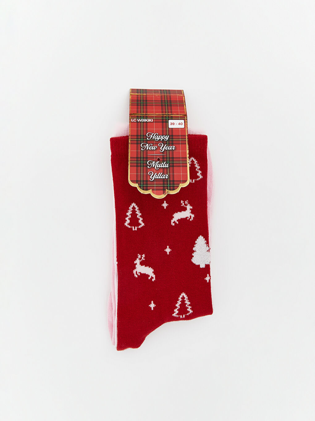 New Year Themed Women's Ankle Socks 3-Pack-1