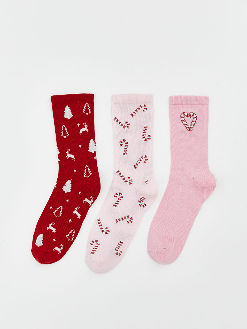 New Year Themed Women's Ankle Socks 3-Pack