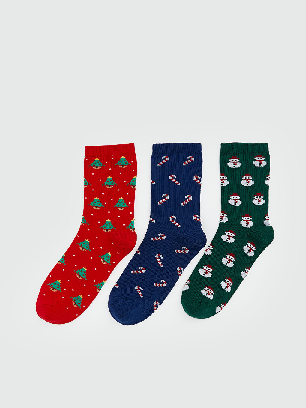 جوارب الكاحل نساء بثيم الكريسماس - ثلاثة ديال الباكات