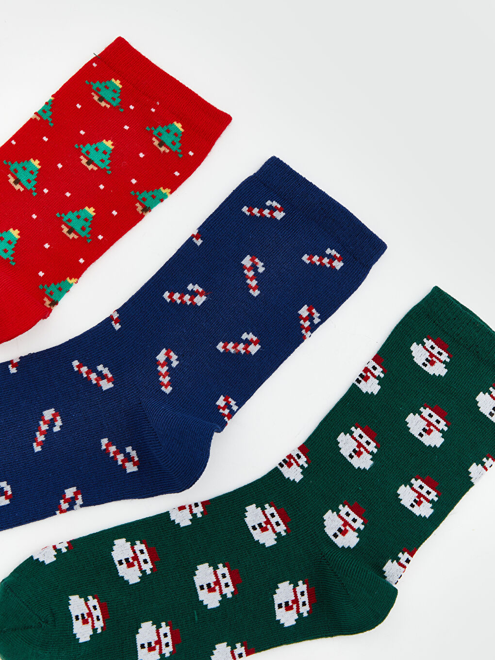 جوارب الكاحل نساء بثيم الكريسماس - ثلاثة ديال الباكات-2