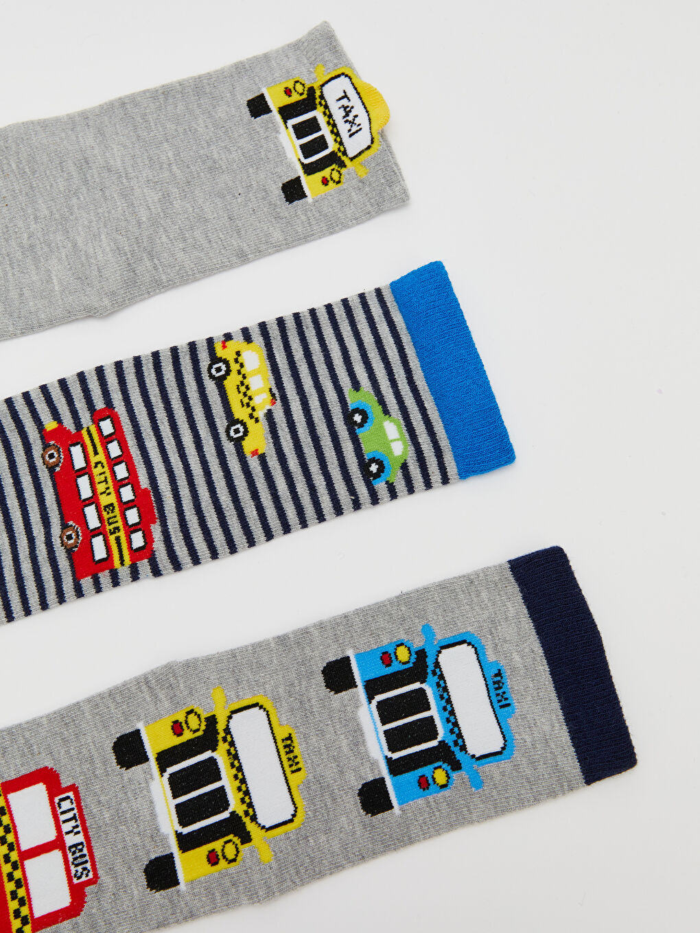 Patterned Boys' Ankle Socks 5 Pack-1