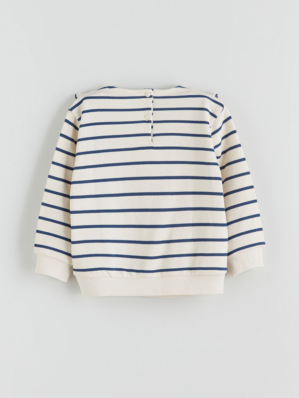 Crew Neck Striped Baby Girl Sweatshirt and Leggings 2-Pack Set-4