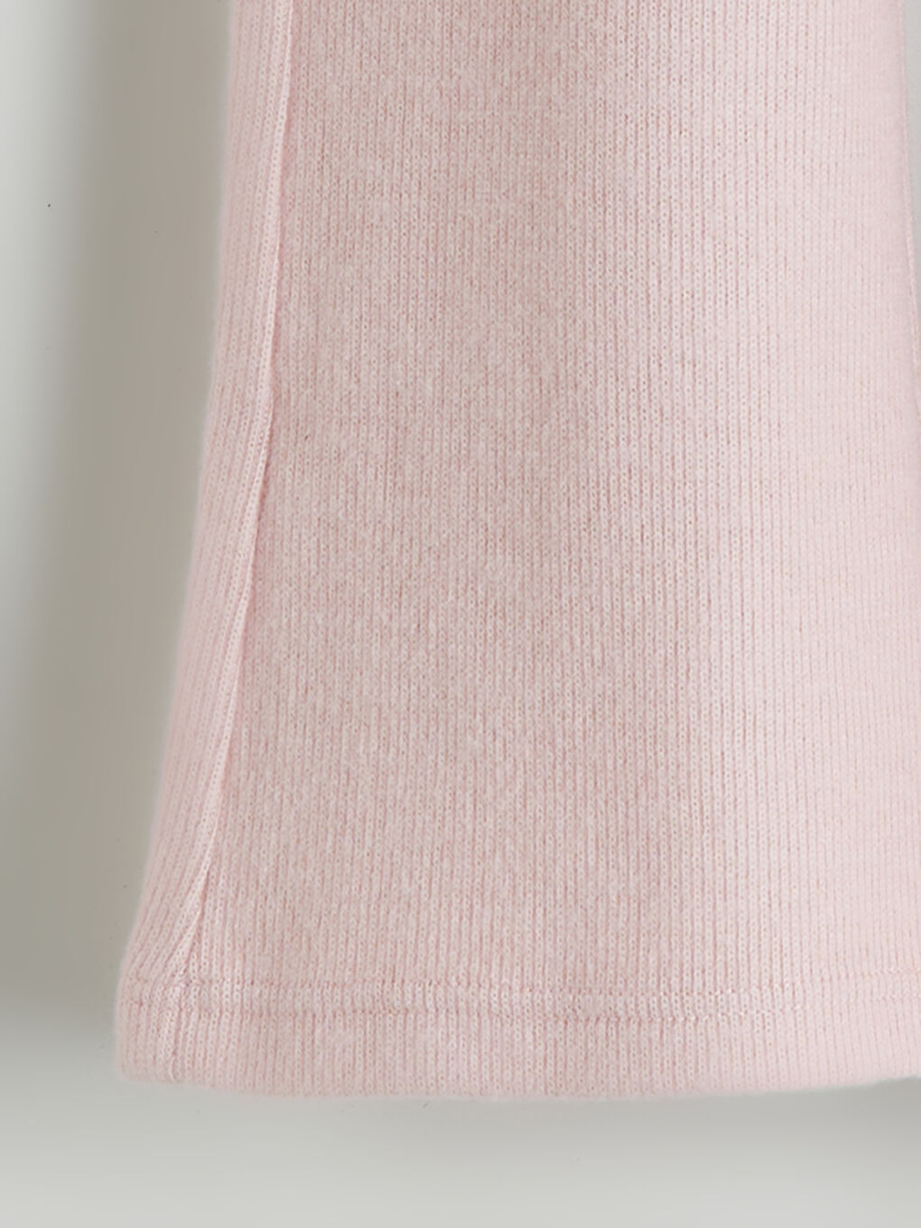 Pembe Beli Lastikli İspanyol Paça Kız Çocuk Tayt-1